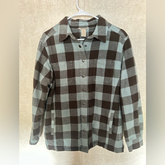 Plaid Button-Up Jacket - Picture 2 of 3